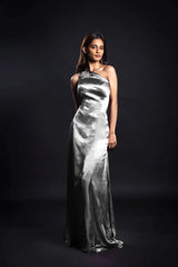 Enchanting Alchemist One Shoulder Satin Gown