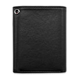 Trifold Chain Wallet in Black