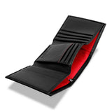 Trifold Chain Wallet in Black