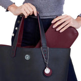 Luxury Designer Vegan Faux-Leather Handbag Set