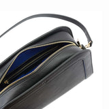 The Wilton Crossbody Bag in Black & Cobalt Blue