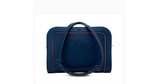 The Wilton Crossbody Bag in Navy Blue & Orange