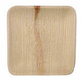 Dtocs Palm Leaf Plates 6 Inch Square (Pack 50) | Bamboo Plate Like Compostable Disposable Wedding Plates For Serving Fruits, Cake, Dessert