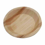 Dtocs Palm Leaf Plates 6 Inch Round Shallow (Pack 50) | Bamboo Plate Like Compostable Disposable Wedding Plates For Serving Fruits, Cake, Dessert