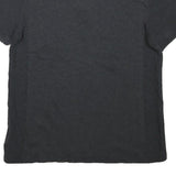 CALVIN KLEIN Mens Black Short Sleeve Plain Polo Shirt Cotton Blend M
