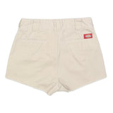 DICKIES Womens Shorts Beige Casual XS W24 Workwear Cotton Blend