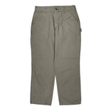 Carhartt Double Knee Carpenter Pants - 34W 32L Gray Cotton