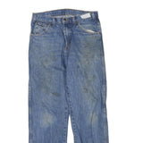 DICKIES Mens Jeans Blue Regular Straight Denim W32 L30 Workwear Utility