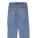 DICKIES Mens Jeans Blue Regular Straight Denim W32 L30 Workwear Utility