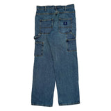 Unbranded Carpenter Pants - 30W 32L Blue Cotton