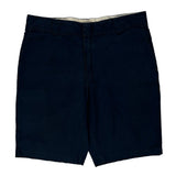 Dickies Shorts - 37W 11L Navy Polyester Blend