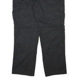 DICKIES Mens Black Regular Fit Straight Cargo Trousers W35 L29 Workwear