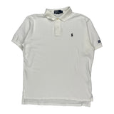 Polo By Ralph Lauren Polo Shirt - Large White Cotton