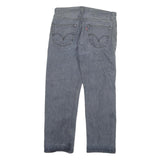 LEVI'S 501 Mens Jeans Blue Regular Straight Denim Fair W32 L27 Button Cotton