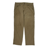 Wrangler Carpenter Pants - 34W 29L Khaki Cotton