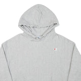 CHAMPION Womens Grey Hoodie XL Cotton Blend Pullover Casual Sweatshirt
