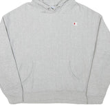 CHAMPION Womens Grey Hoodie XL Cotton Blend Pullover Casual Sweatshirt