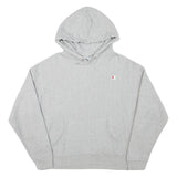 CHAMPION Womens Grey Hoodie XL Cotton Blend Pullover Casual Sweatshirt