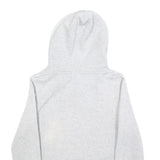 PUMA Womens Grey Hoodie UK 12 Cotton Blend Full Zip Sherpa Lined Sweatshirt