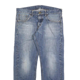 CARHARTT Mens Regular Fit Blue Denim Jeans W36 L30 Classic Cotton Blend Zip