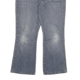 LEE Womens Regular Fit Blue Denim Straight Jeans W32 L26 Classic Cotton Blend