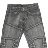 IDENTIC Mens Cotton Grey Casual Shorts M W32 Denim Style Pattern