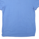 CALVIN KLEIN Mens Blue Short Sleeve Logo XL Cotton Blend Polo Shirt