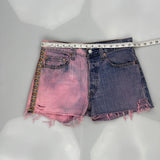 Levis Denim Shorts - 30W UK 10 Blue Cotton