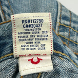 True Religion Mini Denim Shorts - 30W US 2 Blue Cotton