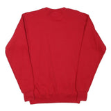 Mens Red Crew Neck Sweatshirt XS USA Olympic Logo Cotton Blend Pullover