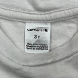 Age 3 Carhartt Graphic Long Sleeve T-Shirt - XS White Cotton