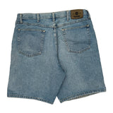 Wrangler Denim Shorts - 34W 8L Light Wash Cotton