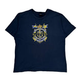 Polo By Ralph Lauren Graphic T-Shirt - XL Navy Cotton