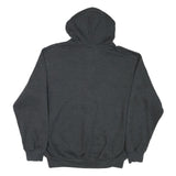 NFL Mens Grey Denver Broncos Full Zip Hoodie L Cotton Blend NFL Logo