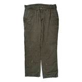 Carhartt Trousers - 36W 31L Brown Cotton