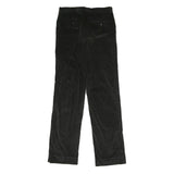 JOHN VARVATOS USA Mens Cotton Black Classic Straight Trousers W35 L38 Zip
