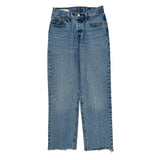 501 Levis Jeans - 26W US 2 Blue Cotton