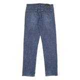 LEE Mens Jeans Blue Regular Straight Denim Medium W32 L34 Classic Zip Pockets