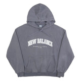 NEW BALANCE Womens Grey Running & Fitness Club Pullover Hoodie M