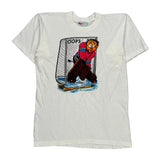 Rose Cartoon T-Shirt - Large White Cotton
