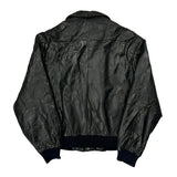 Members Only Leather Jacket - Medium Black Leather