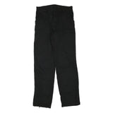 CARHARTT Mens Black Cotton Blend Regular Straight Trousers W32 L32 Workwear