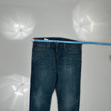 Levis Slim Fit Jeans - 36W 30L Blue Cotton