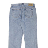 NAUTICA Mens Regular Fit Blue Denim Light Wash Jeans W30 L28 Casual Zip Closure