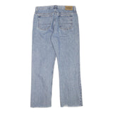 NAUTICA Mens Regular Fit Blue Denim Light Wash Jeans W30 L28 Casual Zip Closure