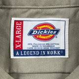 Dickies Shirt - XL Khaki Cotton Blend