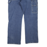 DICKIES Mens Regular Fit Blue Denim Jeans W38 L30 Workwear Zip Closure