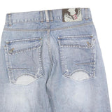 BLEND Mens Denim Blue Cotton Blend Casual Shorts M W32 Stylish Summer Wear