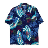 Royale Air Hawaiian Shirt - XL Blue Cotton