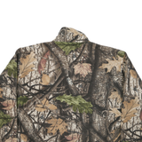BIG BILL Mens Brown Green Polyester Blend Zip Jacket 2XL Camouflage Outdoor Warm